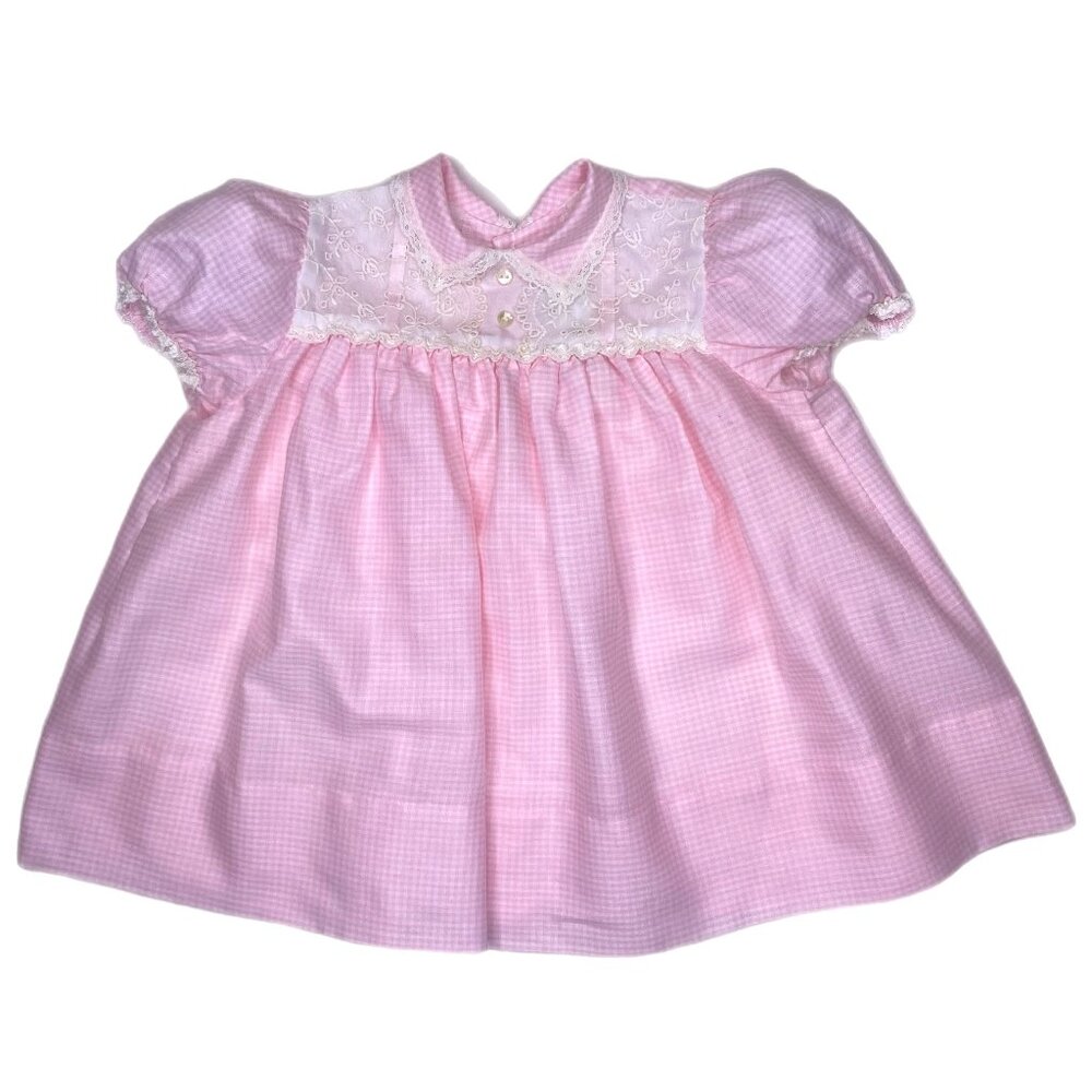 Ruth of Carolina Baby Girl Short Sleeve Pink Dress 18 Months